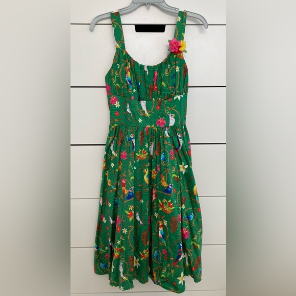 Disney Dresses & Skirts - Disney Parks Dress Shop Enchanted Tiki Room Birds Size S Small Lightly Worn RARE